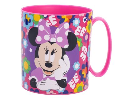 Plastový hrnek do mikrovlnky Minnie Mouse Bold Florals 390 ml | Stor