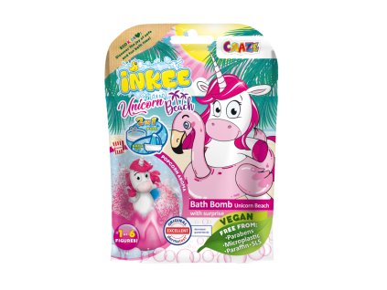 Šumivá bomba do vany s překvapením Jednorožec beach