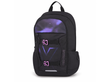 Studentský batoh Oxybag OXY Zero Moon 27 l – černo-fialový