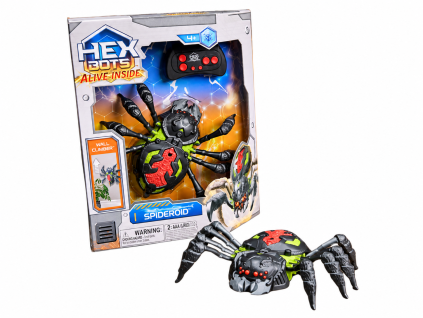 HEX BOTS Spideroid RC pavouk lezoucí po stěnách