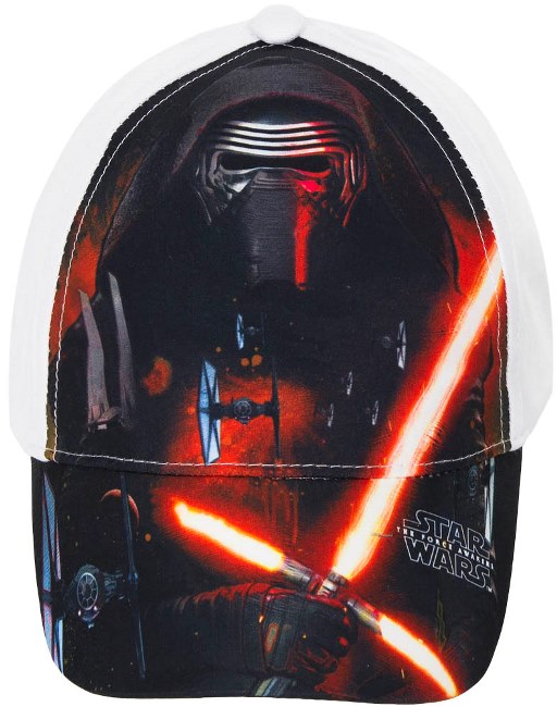 SUN CITY Dětská kšiltovka Star Wars Kylo Ren bílá bavlna Velikost: 52