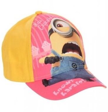 SUN CITY Dětská kšiltovka Mimoni Karate žlutá bavlna Barva: ŽLUTÁ, Velikost: 54