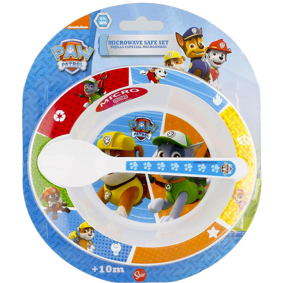 Jídelní sada Paw Patrol 2ks