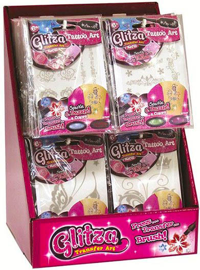 GLITZA Refill set / GLITZA Náhradní sada třpytkový pudr + tetování SET: SET 3