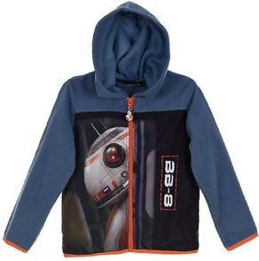 SUN CITY Dětská mikina Star Wars BB-8 fleece s kapucí vel. 104 (4 roky) Velikost: 104 (4 roky)