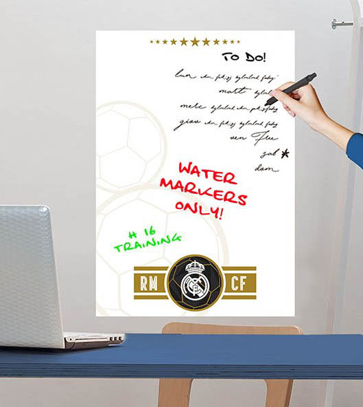 IMAGICOM Samolepka na zeď tabule FC Real Madrid III 50x70 cm