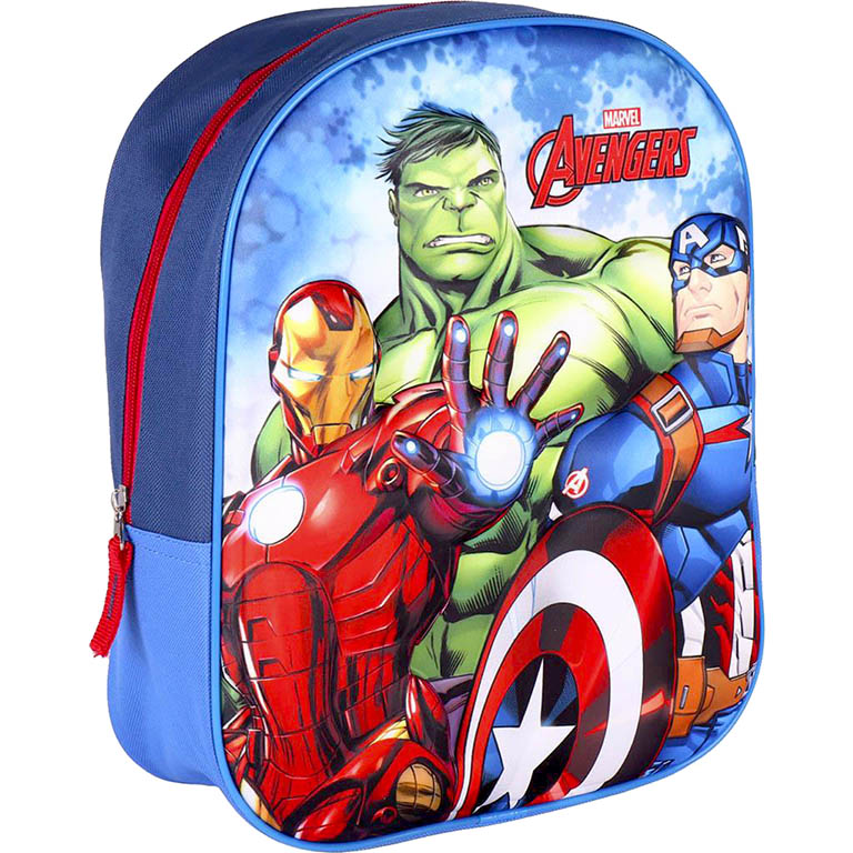 CERDA Dětský batoh Avengers 3D 31 cm modrý