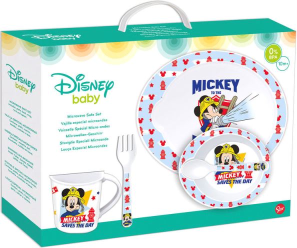 STOR Jídelní sada Mickey Baby 5ks