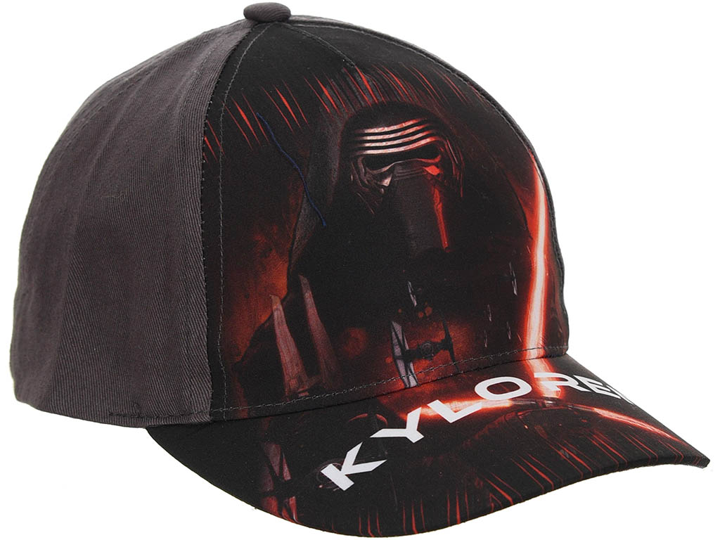 SUN CITY Dětská kšiltovka Star Wars Kylo Ren šedá velikost 52cm Velikost: 52