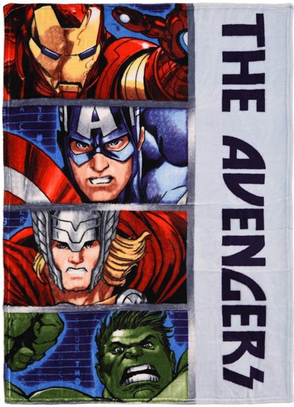 SUN CITY Fleecová / fleece deka Avengers gallery 90x120 coral fleece