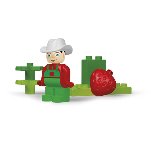 Unico Plus stavebnice Farma typ LEGO DUPLO 21 dílů