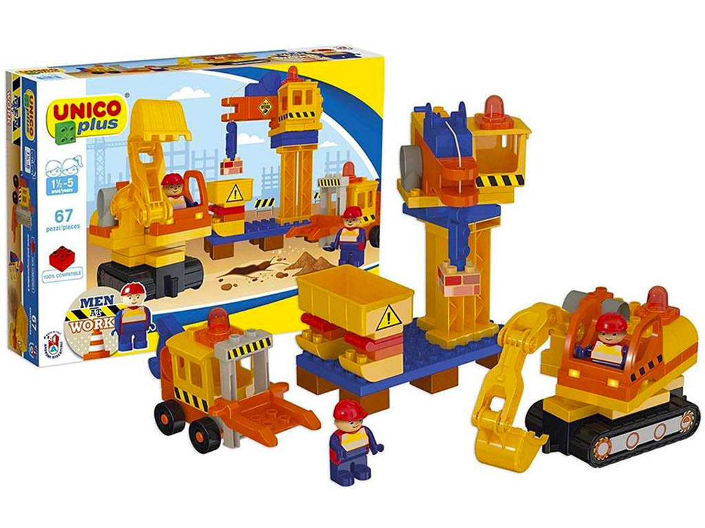 Unico Plus stavebnice Stavba kompatibilní 67 dílů
