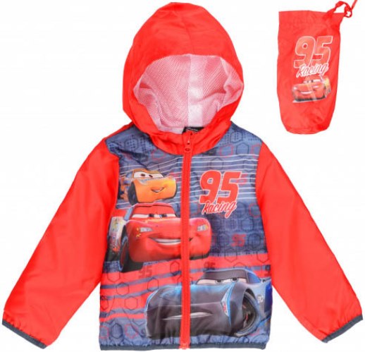 SUN CITY Dětská bunda s kapucí Cars II červená vel. 3 roky (98) Velikost: 98 (3 roky)
