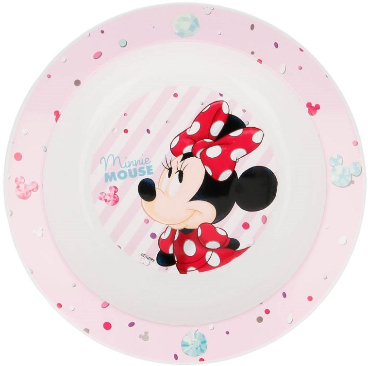 STOR Hluboký talíř Minnie / miska Minnie Electric 16cm