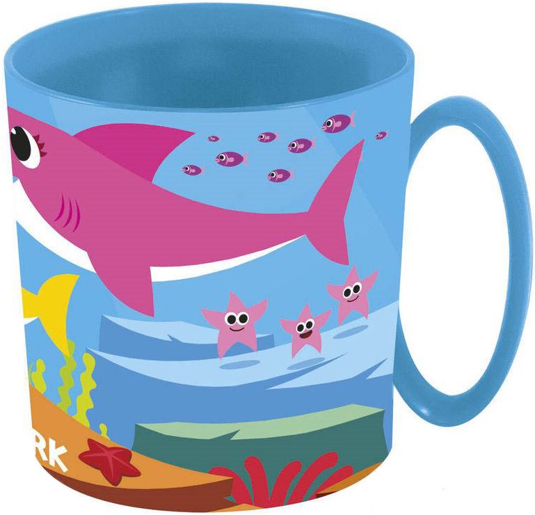 STOR Plastový hrnek Baby Shark / hrneček Baby Shark 350ml