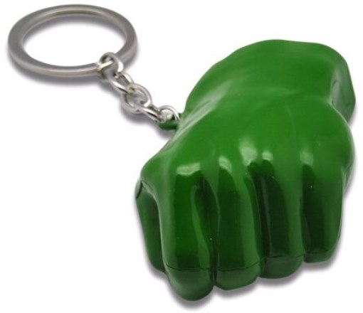 EUROSWAN Kovový přívěsek na klíče Avengers Hulk 3D