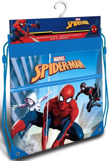 EUROSWAN Školní Sáček Spiderman / batůžek Spiderman Jump 35x42 cm
