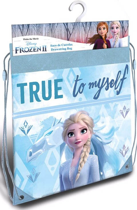 EUROSWAN Školní Sáček Frozen 2 / batůžek Frozen 2 Ledové království Elsa 30x41 cm