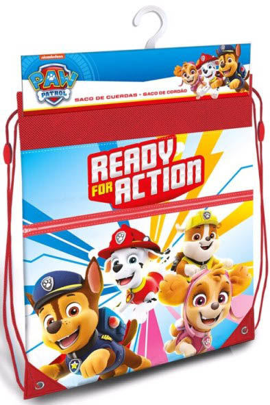 EUROSWAN Školní Sáček Paw Patrol / batůžek Paw Patrol Action 30x41 cm