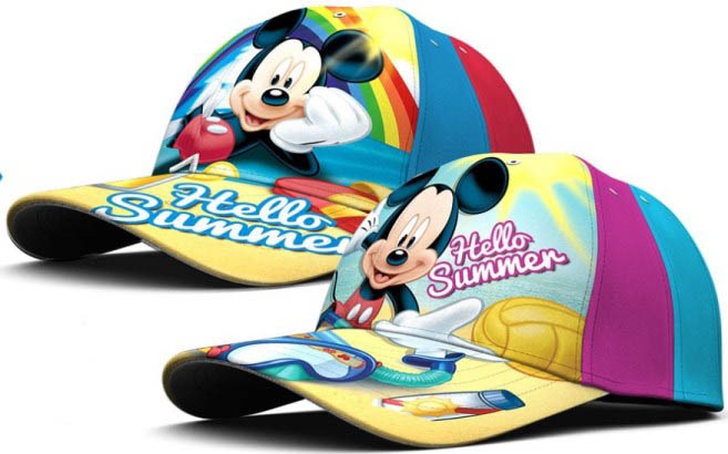 EUROSWAN Dětská kšiltovka Mickey Mouse Hello Summer Velikost: 52