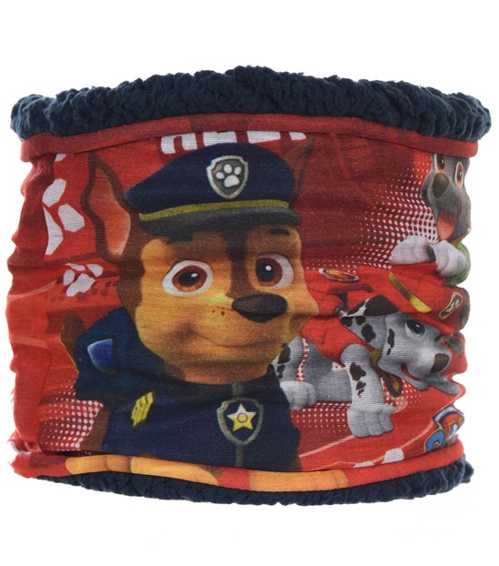SUN CITY Šála Paw Patrol / nákrčník Paw Patrol Marshall červený zateplený Barva: MODRÁ