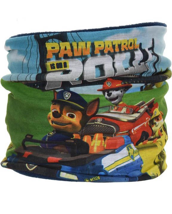 SUN CITY Šála Paw Patrol / nákrčník Paw Patrol Action zateplený Barva: MODRÁ