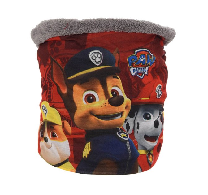 SUN CITY Šála Paw Patrol / nákrčník Paw Patrol Chase zateplený Barva: ŠEDÁ