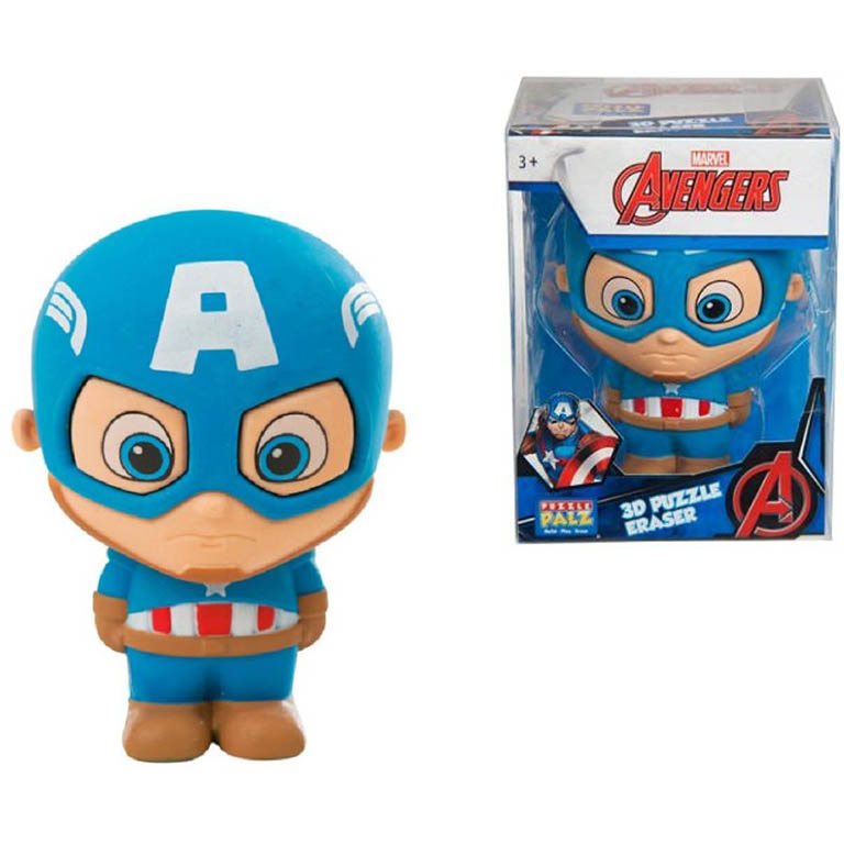 SAMBRO Figurka Avengers Captain America - 3D XL guma na gumování