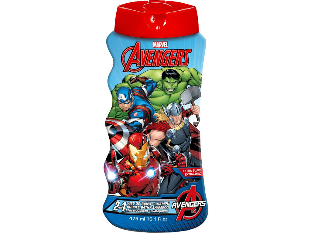 LORENAY Šampon a pěna do koupele Avengers 2v1 475ml