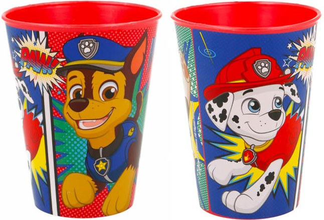 STOR Plastový kelímek Paw Patrol / hrnek Paw Patrol Comic 260 ml