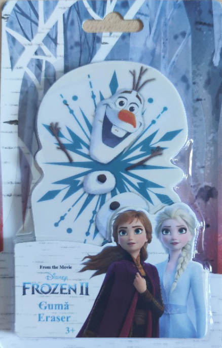 TOYCOMPANY Frozen 2 Ledové království XL guma na gumování II DESIGN: OLAF
