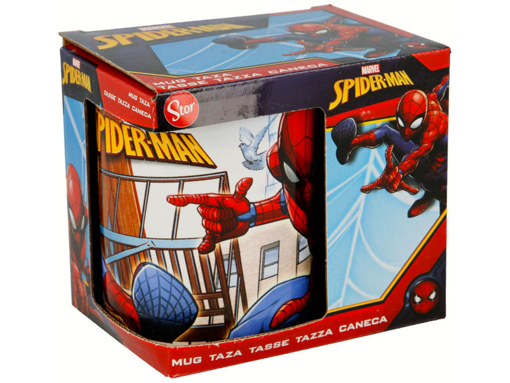 STOR Keramický hrnek Spiderman / hrneček Spiderman Streets 325ml