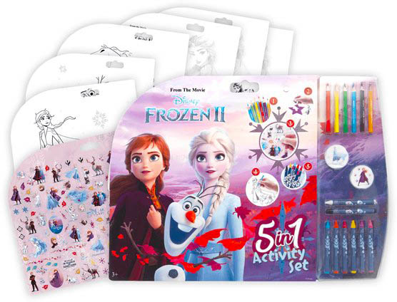 TOYCOMPANY Kreativní a zábavní sada Frozen 2 Ledové království 5v1