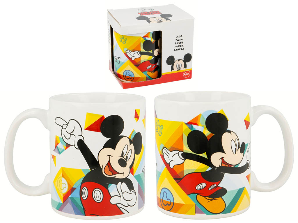 STOR Keramický hrnek Mickey Mouse / hrneček Mickey Mouse Color Flow 325ml