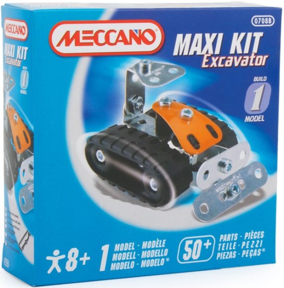 Stavebnice Meccano Maxi kit Bagr 50 dílků