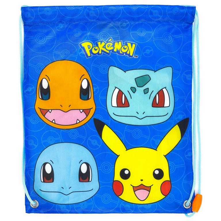 STOR Sáček na přezůvky a tělocvik Pokémon 24x30 cm