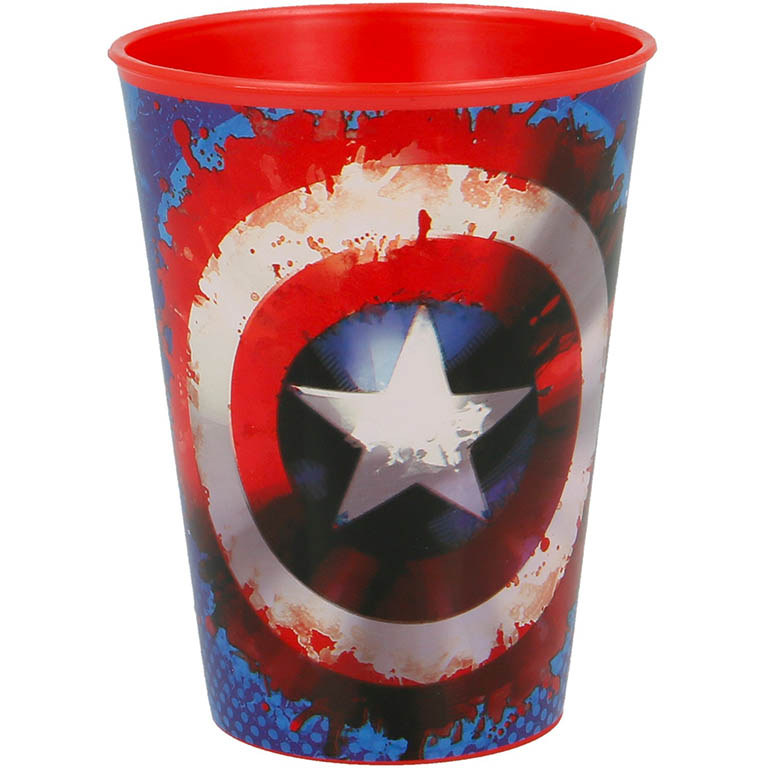 STOR Plastový kelímek Avengers / hrnek Avengers Captain America 260 ml