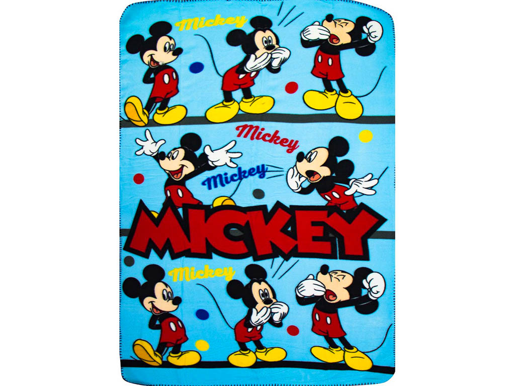 SUN CITY Fleecová / fleece deka Mickey Mouse Disney 100x150