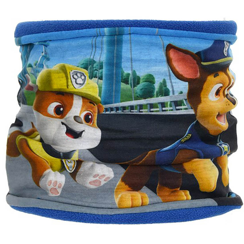 SUN CITY Šála Paw Patrol / nákrčník Paw Patrol Chase a Rubble zateplený