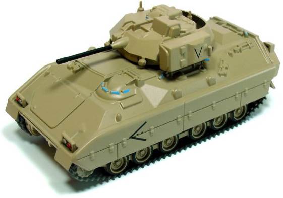 EAGLEMOSS M2 Bradley bojové vozidlo pěchoty 1:72
