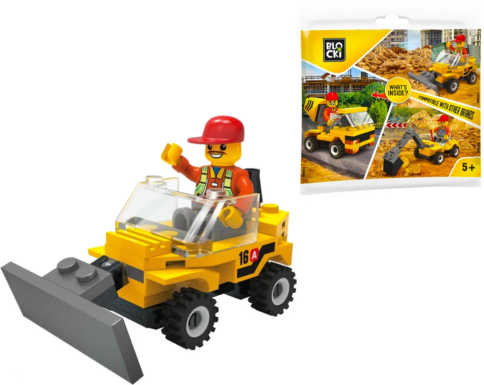 Blocki stavebnice MyCity stavba buldozer kompatibilní 43 dílů