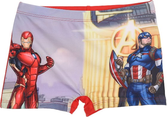 SUN CITY Chlapecké plavky Avengers Ironman červené Velikost: 116 (6 let)