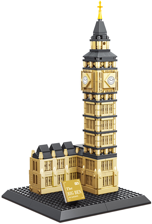 Wange Architect stavebnice Elizabeth Tower - Big Ben kompatibilní 891 dílů