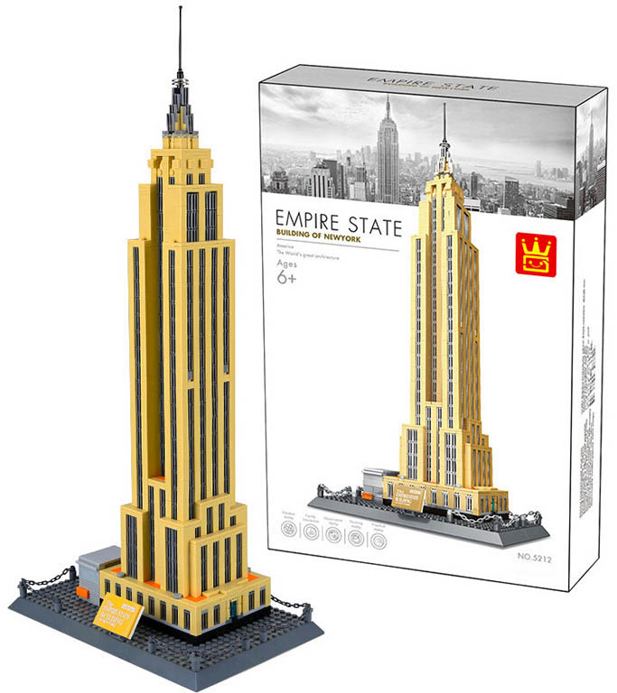 Wange Architect stavebnice Empire State Building kompatibilní 1993 dílů