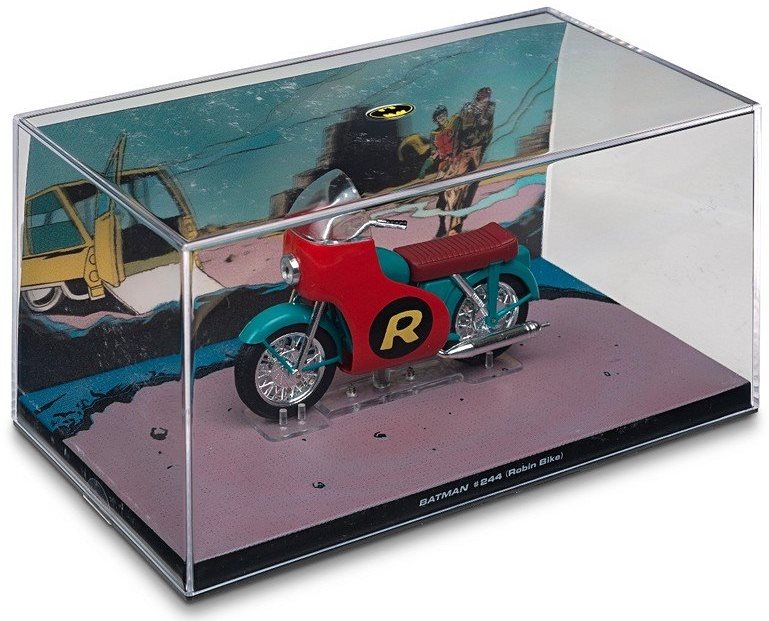 EAGLEMOSS Batman Robin Bike model kovový 1:43