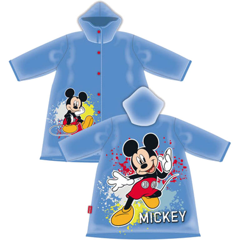 ARDITEX Dětská pláštěnka Mickey Mouse modrá Velikost: 4 roky