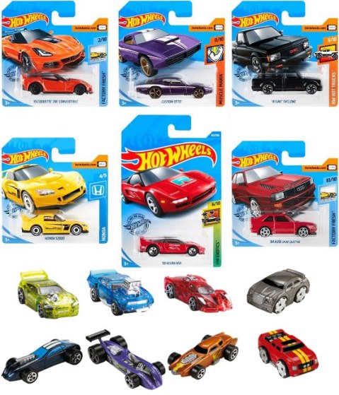 MATTEL Hot Wheels autíčko kovové mix 1:64