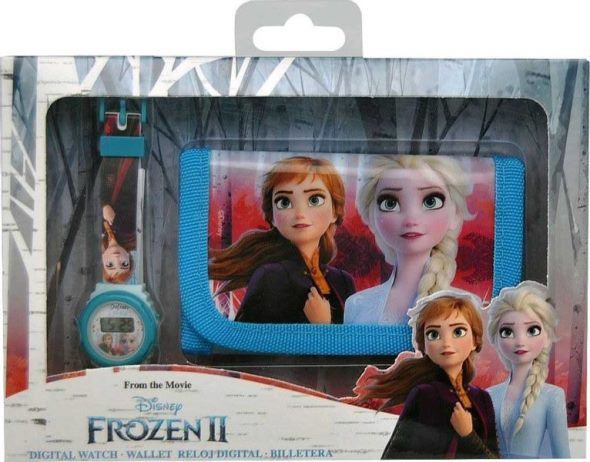 EUROSWAN Dárkový set hodinky a peněženka Frozen 2 Ledové království