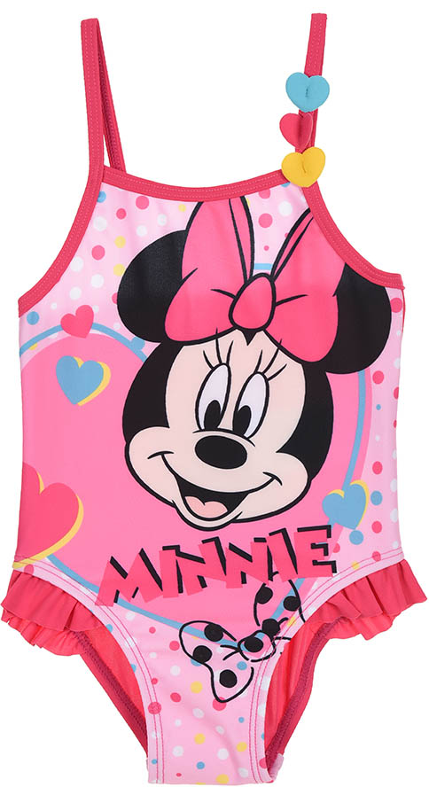SUN CITY Dívčí plavky Minnie Mouse baby růžové vel. 18 měsíců (81cm) Velikost: 18M (81cm)