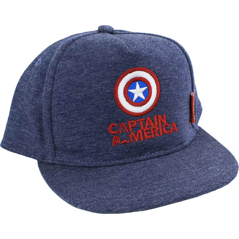 SUN CITY Kšiltovka Marvel Captain America II Rap Barva: TMAVĚ MODRÁ, Velikost: 52